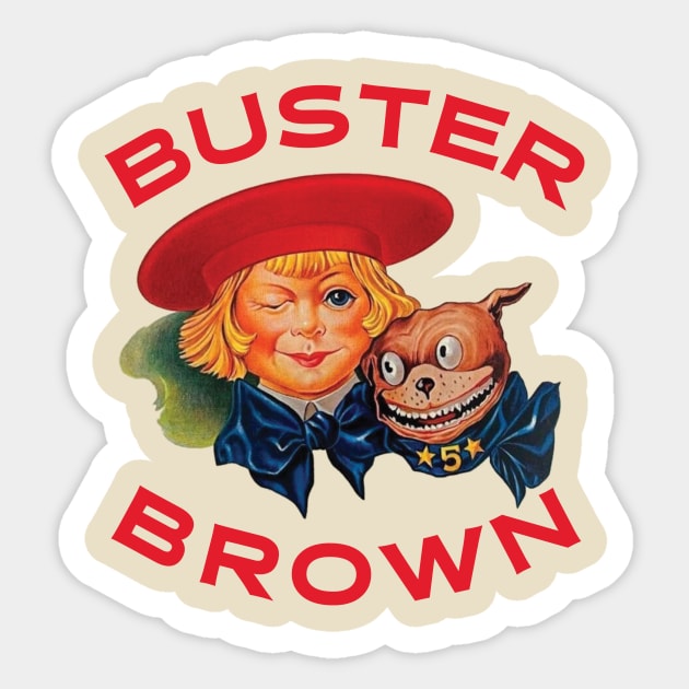 Buster Brown Sticker by MindsparkCreative